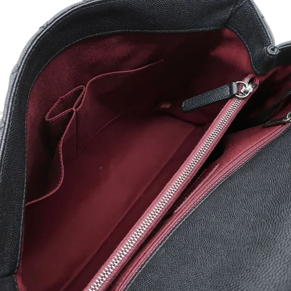 Chanel Chain Shoulder Caviar Skin Black Shoulder Bag - Picture 6 of 7